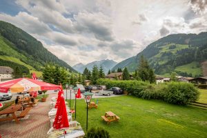 View of the terrace and Rauris valley